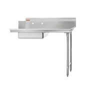 Soiled Dish Table, 36" X 30", Right of Dishwasher, Stainless Steel